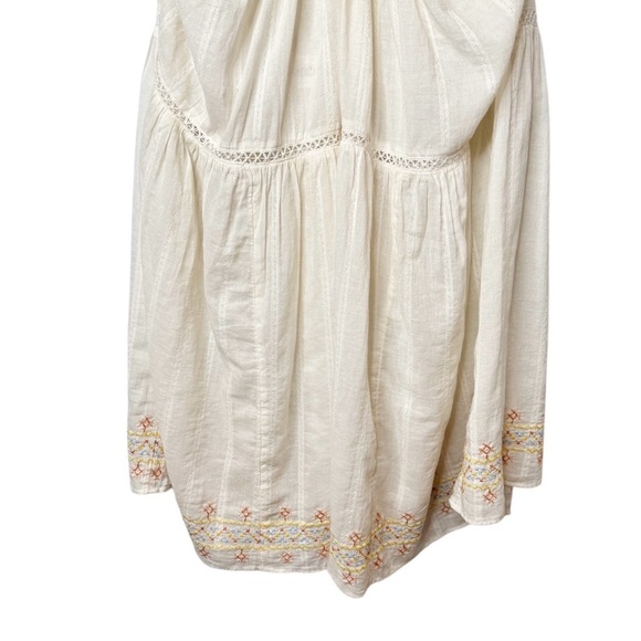 NEW Madewell Embroidered Cream Racerback Women’s Summer Cover Up Dress Sz 2X - Picture 11 of 11